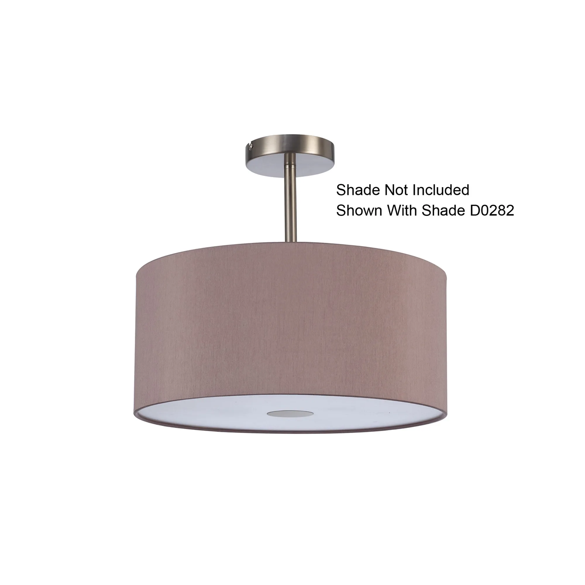 Baymont Semi Flush 3 Light Satin Nickel D0338  Deco Baymont SN